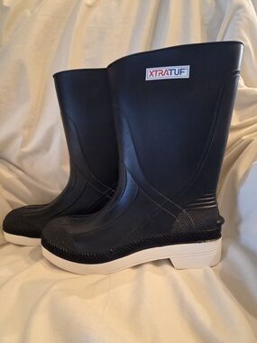 XTRATUF Classic Black Rubber Rain Boots